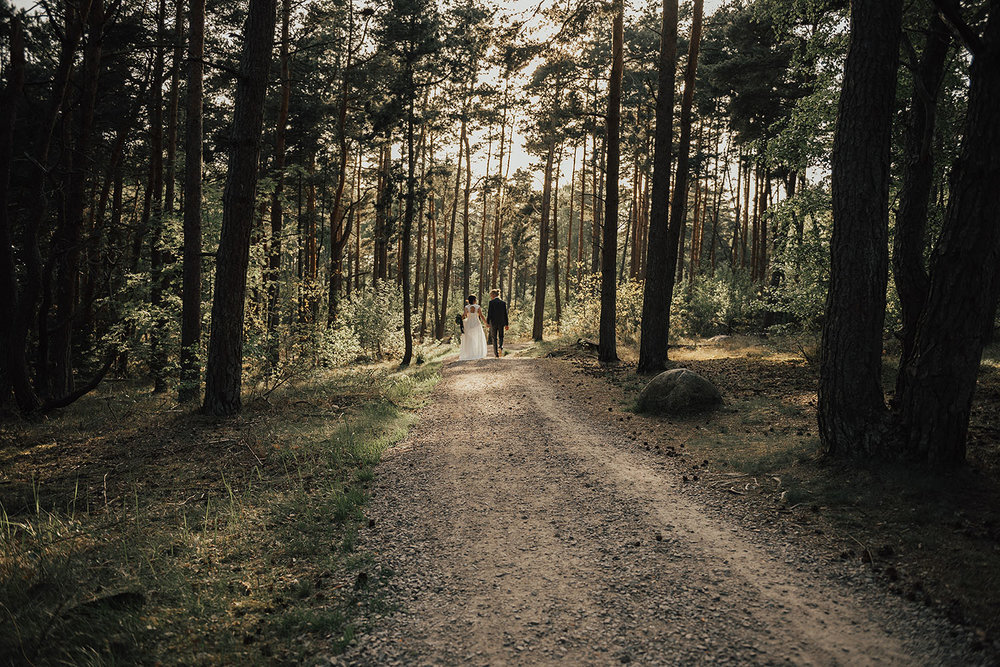 Bröllopsfotografering i Halmstad vid havet
