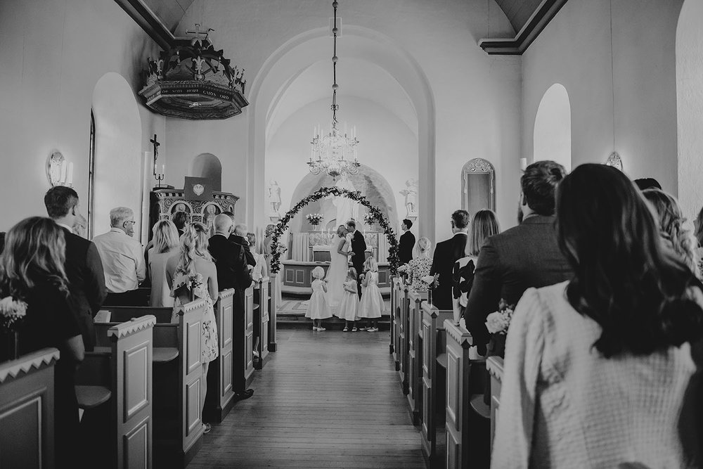 Bröllop i Holms Kyrka i Halmstad